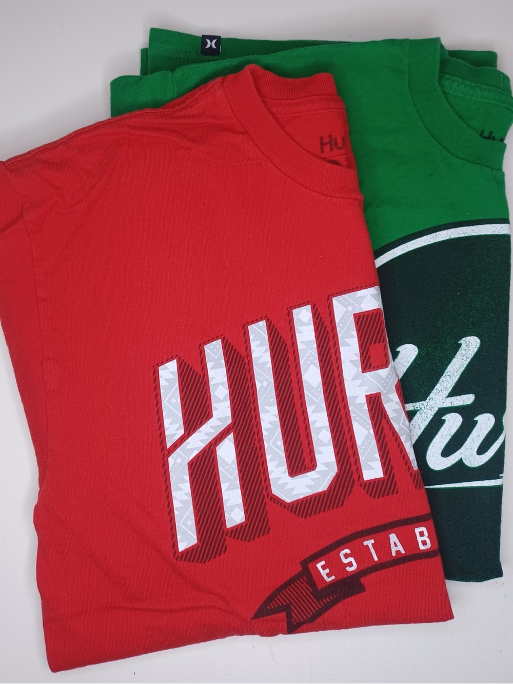 Hurley 2 pack men’s short sleeve tees, size medium